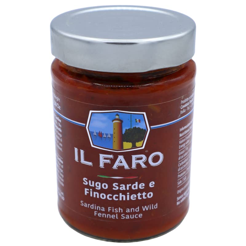 Salsa de Finas sardinas sicilianas e hinojo, 300 g