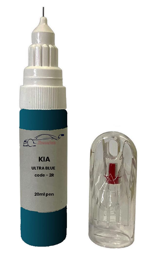 Xtremeauto For Kia Venga Ultra Blue Met. 2R Touch Up Paint Pen Bottle Chip Scratch Repair Brush Direct Appliance