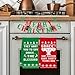 Christmas Vacation Gift, 2 Pack Funny Holiday Kitchen Towels, Griswold Family Cousin Eddie Christmas Vacation Merch, Cute Xmas Bathroom Hand Towels Decorations, White Elephant Gifts Stockintg Stuffer