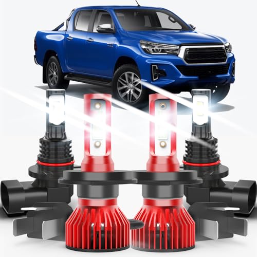 MNWHUC For Toyota Hilux 2004-2019 Light bulb,H4 High Low Beam+9006/9145