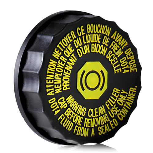 Adunsiaoto Deckel Für Bremsflüssigkeitsbehälter, Deckel Des Bremsflüssigkeitsbehälters Einfülldeckel, Ölbehälter Tank Staubschutz, Auto-Bremsflüssigkeitsbehälter Flasche Tankdeckel Abdeckung Ersetzen