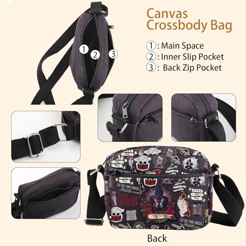 WCGXKO Dark Romance Crossbody Bag Spicy Bookish Book Inspired Gift Smut Reader Gift3