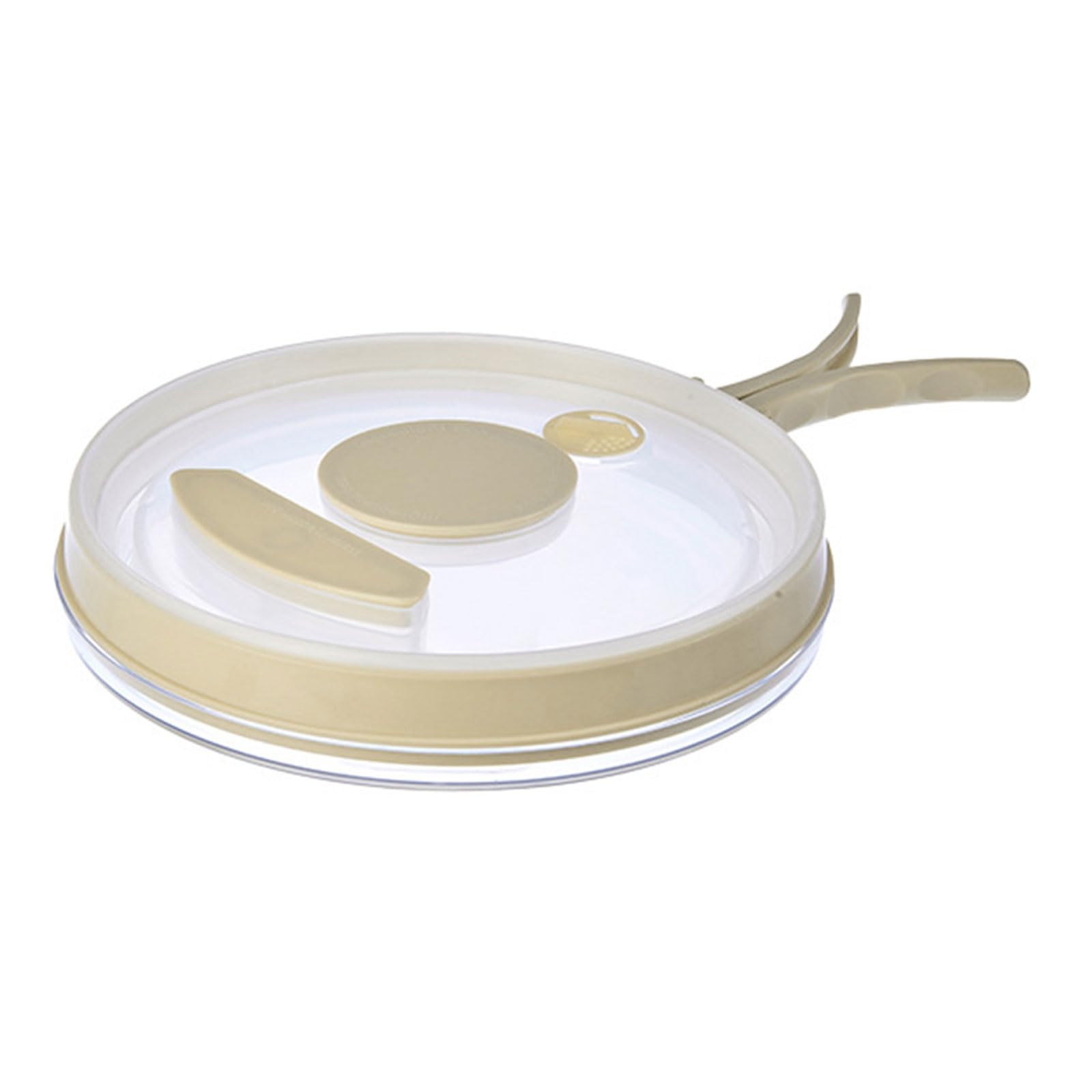 Foldable Microwave Splatter Guard Lid with Heatproof Handle, Space-Saving Cover for Safe Cooking & Storage Space Saving Foldable Cover