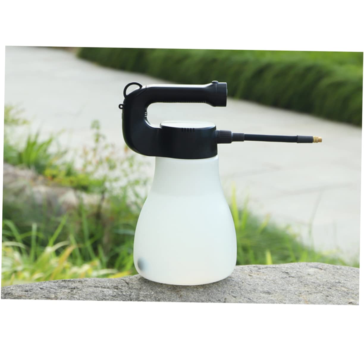 Happyyami Elektrische Gießkanne Mit Verstellbarer Kupferdüse Tragbare Automatische Sprühflasche USB-ladesprüher Für Garten Und Weiß