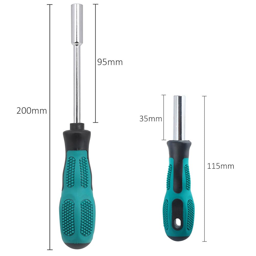 6-teiliges Set Magnetische Schraubenringhalter – Inkl. 2 PH2-Bits, Für 6,35 Mm Sechskantschraubendreher