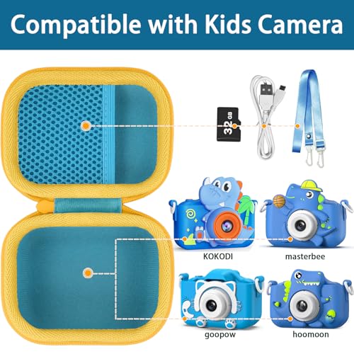Funda rígida para cámara de niños, color azul miniatura 3