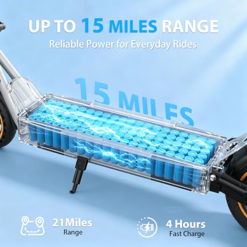 Image of Electric Scooter - Electric Scooter Adults, 500W /1000W /1200W Motor, 18 /21 /25 MPH, 21 /28 Miles Max Range, APP Control, Double Braking Systems, 8.5 inch /10 inch Tire, Foldable E-Scooter