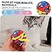 POPETPOP 4pcs Super Lightweight Cat Toy Balls Interactive Indoor Cat Toys Safe Material Random Style