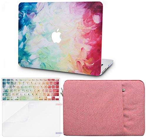 KECC Laptop Case for MacBook Air 13" Retina (2020/2019/2018, Touch ID) w/Keyboard Cover