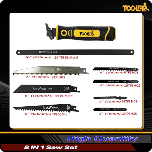 8-In-1 Multi Blade Hand Saw