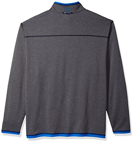 Cutter & Buck Men's 50+ UPF Stretch Evergreen Reversible Snap Placket Pullover4