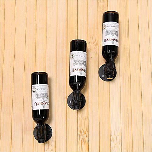 Soporte de vino para pared para 3 botellas miniatura 3