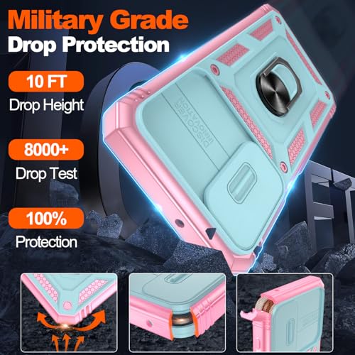 Coque Samsung Galaxy A26 5G robuste de qualité militaire couleur vert - 2