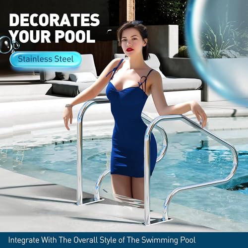 Barandal para piscina acero inoxidable KUAFU miniatura 2