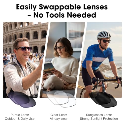 AI Smart Glasses with Camera 8MP HD Camera Glasses for Men Women 1200P 30FPS Video Recordi - image 4