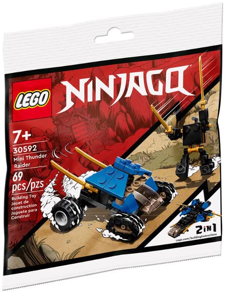 LEGO Ninjago Set of 3: 71769 Coles Dragon Speedster, 71768 Jays