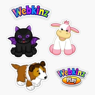 Webkinz Pack Vinyl Sticker Waterproof Bumper Sticker Laptop Window 5"