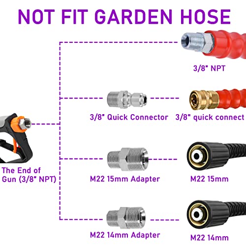 PWACCS 5000 PSI Short Pressure Washer Gun