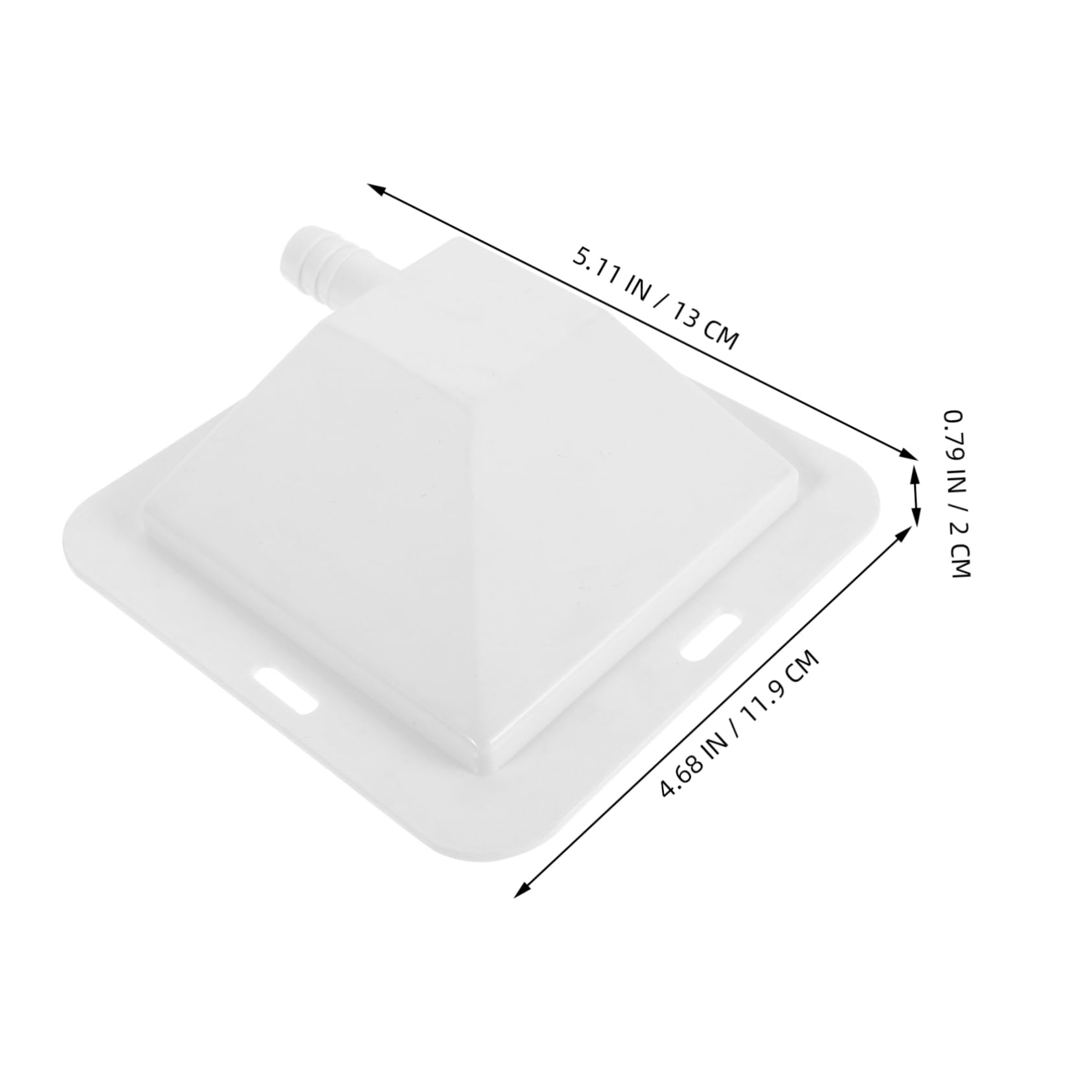 Alipis Bac de Récupération Eau pour Climatiseur Fuite avec Entonnoir Plateau de Drainage de Condensats pour Sols Secs et Protection Débordements