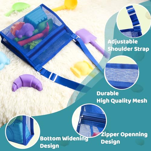 Mesh Beach Bag for Collecting Shells 3 Pack - image 5