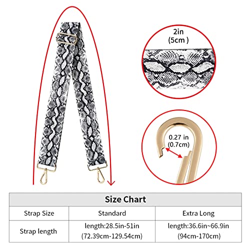 Image of ZOOEASS Wide Shoulder Strap Adjustable Replacement Belt Crossbody Canvas Bag Handbag