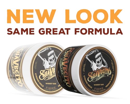 Foto von Suavecito Pomade Original Hold, Medium Hold Hair Pomade For Men, Medium Shine Water Based Wax, 4oz/113g