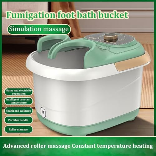 Masajeador de pies spa con temperatura ajustable y rodillos miniatura 5