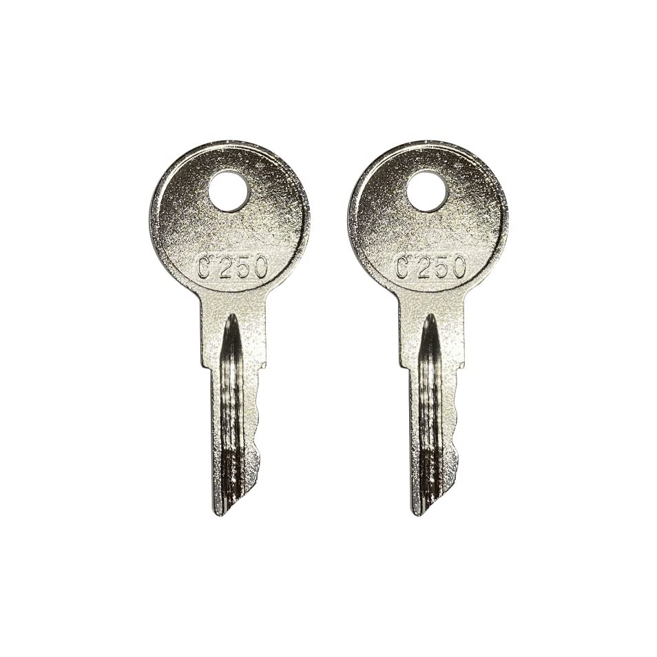 Ignition Keys Replacement For Crown Forklift, Wave, Walkie - 170151-001, 089216-001, C250 (2)