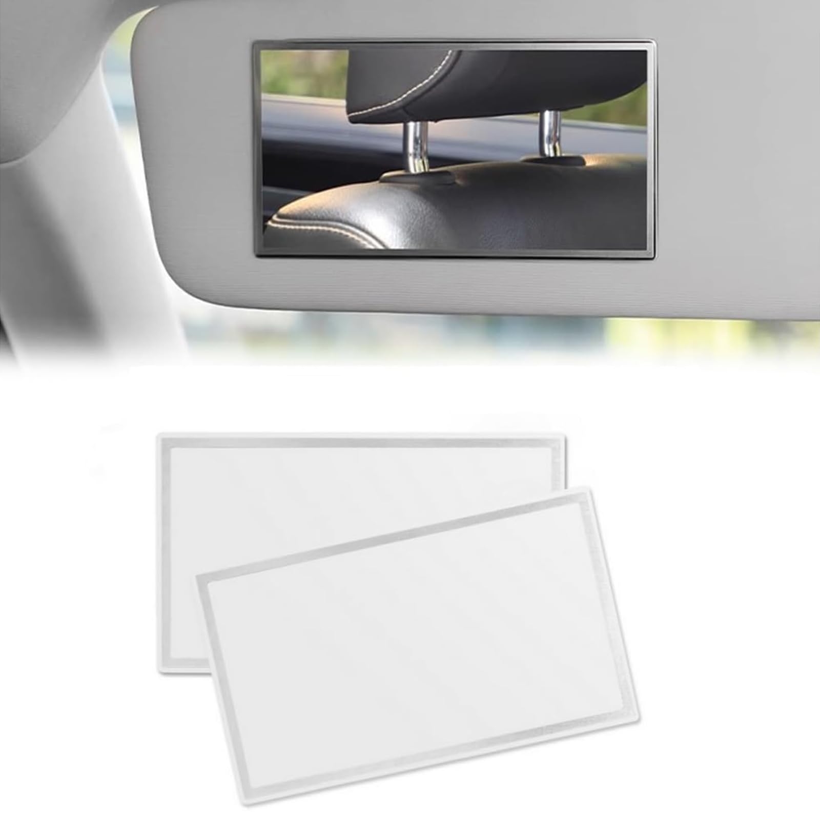 LUUXWPFZ Car Vanity Mirror for Alfa Romeo Sportiva Giulia Stelvio Mito Giulietta Tonale