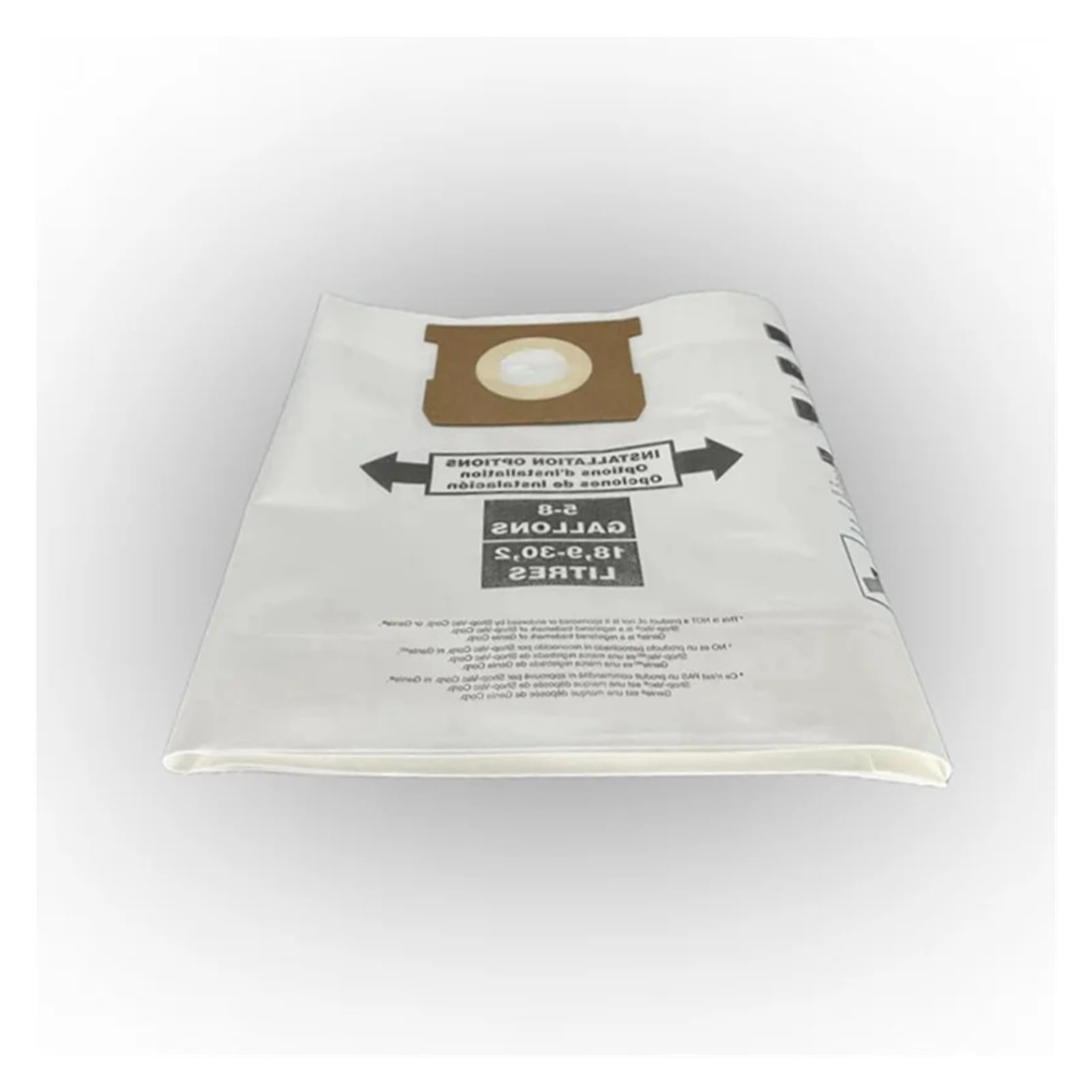 Lot De 7 Sacs À Poussière Universels For Aspirateurs Secs De 5 À 8 Gallons, Compatibles Avec Les Aspirateurs D'atelier De 5 À 8 Gallons, Compatibles Avec Les Sacs À Poussière Ridgid Et VF, Remplacemen