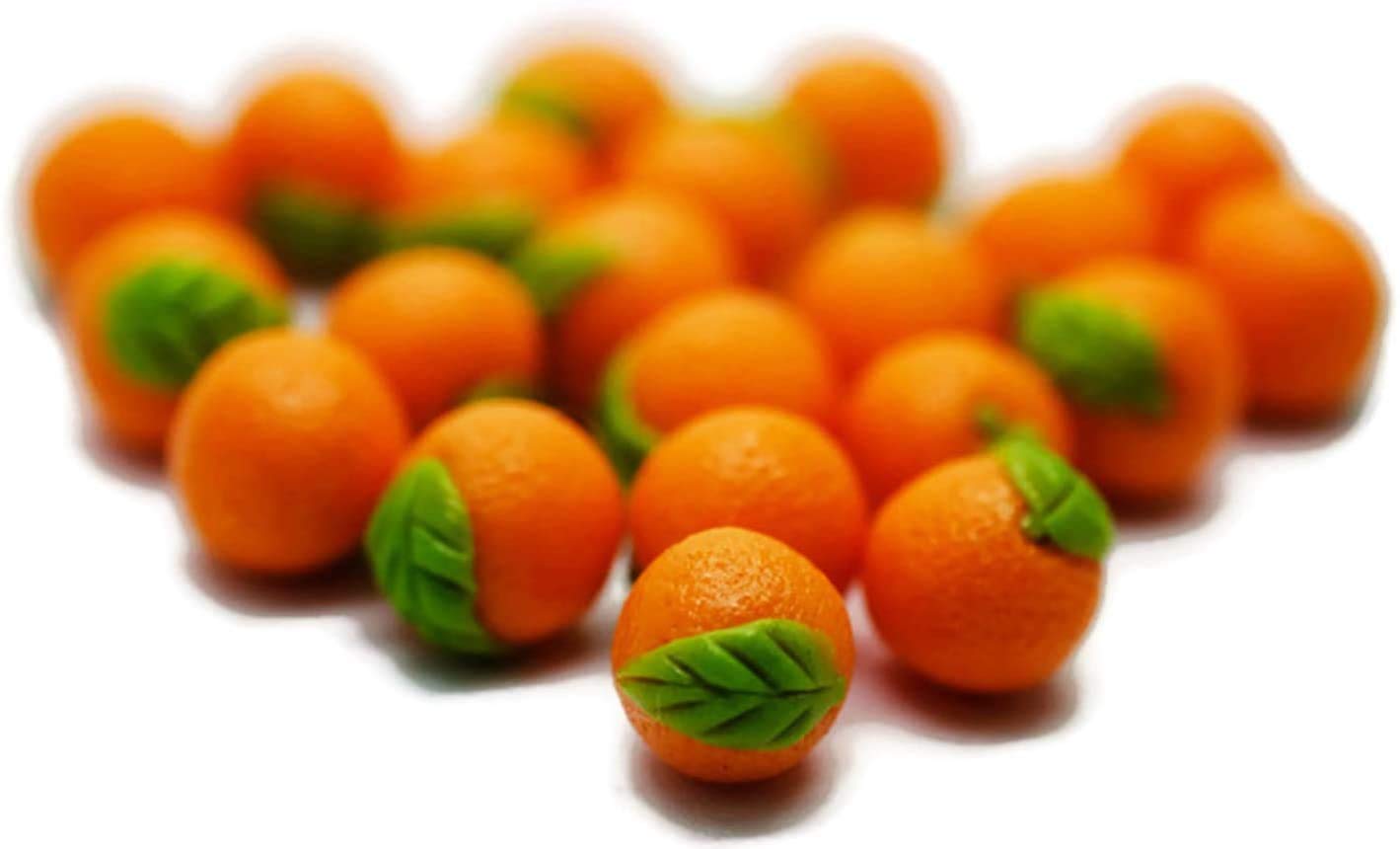 Hobby shop 20 Psc Orange Dollhouse Miniatures Food Kitchen