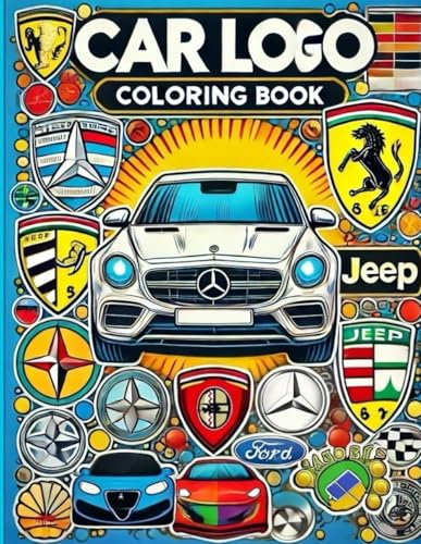 Car LOGO coloring book: A Fun and Creative Coloring book with Iconic Car Logos I...