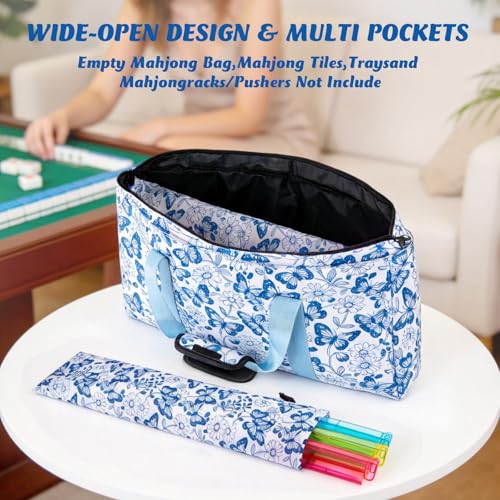 Bolsa Mah Jong 3-en-1 de Lona Resistente y Organizador miniatura 5