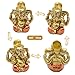 alikiki Hindu God Lord Ganesha Staue - India God Ganesh Idol for Car Dashboard Decor Birthday Gifts for Indian Man Women Home Mandir Temple Pooja Item Diwali Puja Gifts Yoga Room Altar Decor