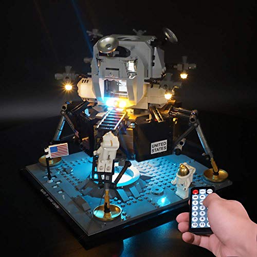 PPTOOL - Kit di luci a LED per Lego 10266 Creator Expert NASA Apollo 11 Lunar Lander - Kit di illuminazione per Lego 10266 (modello Lego non incluso)