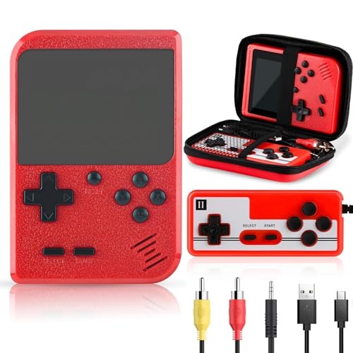 Retro Handheld Game, Portable Video Game Console Built-in 500 Classic Game with 3.0 inch LCD Screen1020mAh Rechargeable Battery Mini Retro Gaming Console