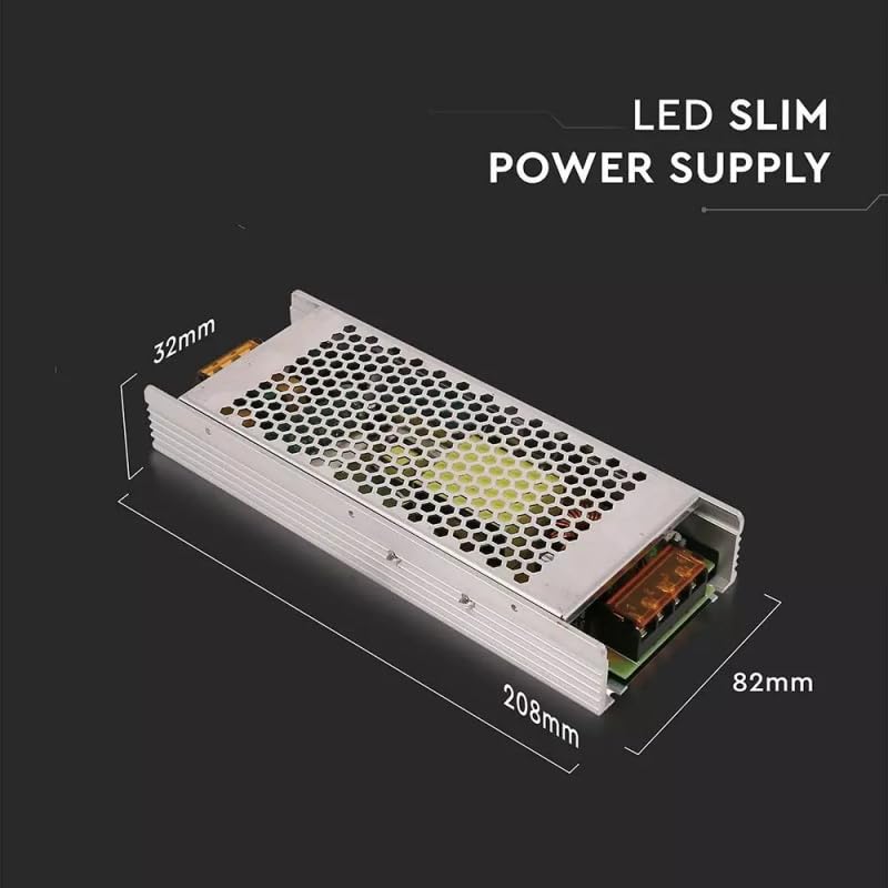 V-TAC 3274 alimentation 360W 12V argenté boîtier métallique robuste - 3