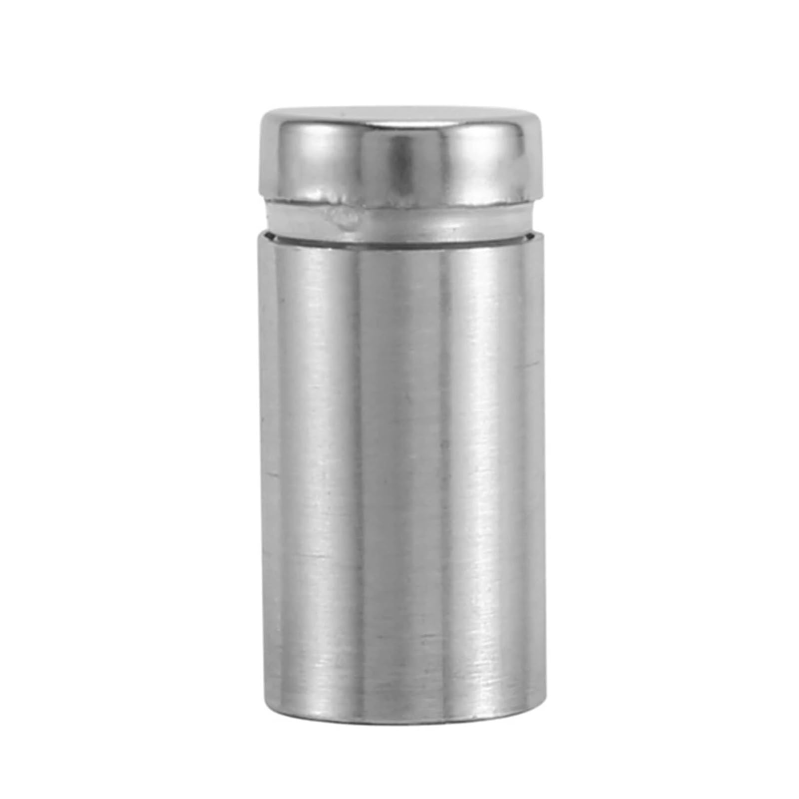 Pernos inoxidables del Soporte, 100 Unidades, Tornillos separadores de señales de Acero Inoxidable de 12x25 mm, adecuados for Fijaciones de separadores for Carteles de Vidrio