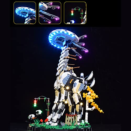 DIYAA LED Beleuchtungsset für Lego 76989 Horizon Forbidden West Langhals,DIY LED-Licht Kompatibel mit Lego 76989… – Bild 8