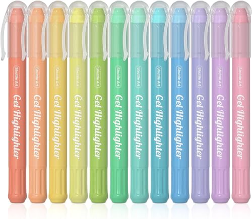 鉛筆12本セットと蛍光ペンセット Amazon.co.jp: Shuttle Art 蛍光ペン パステルカラー 12色セット