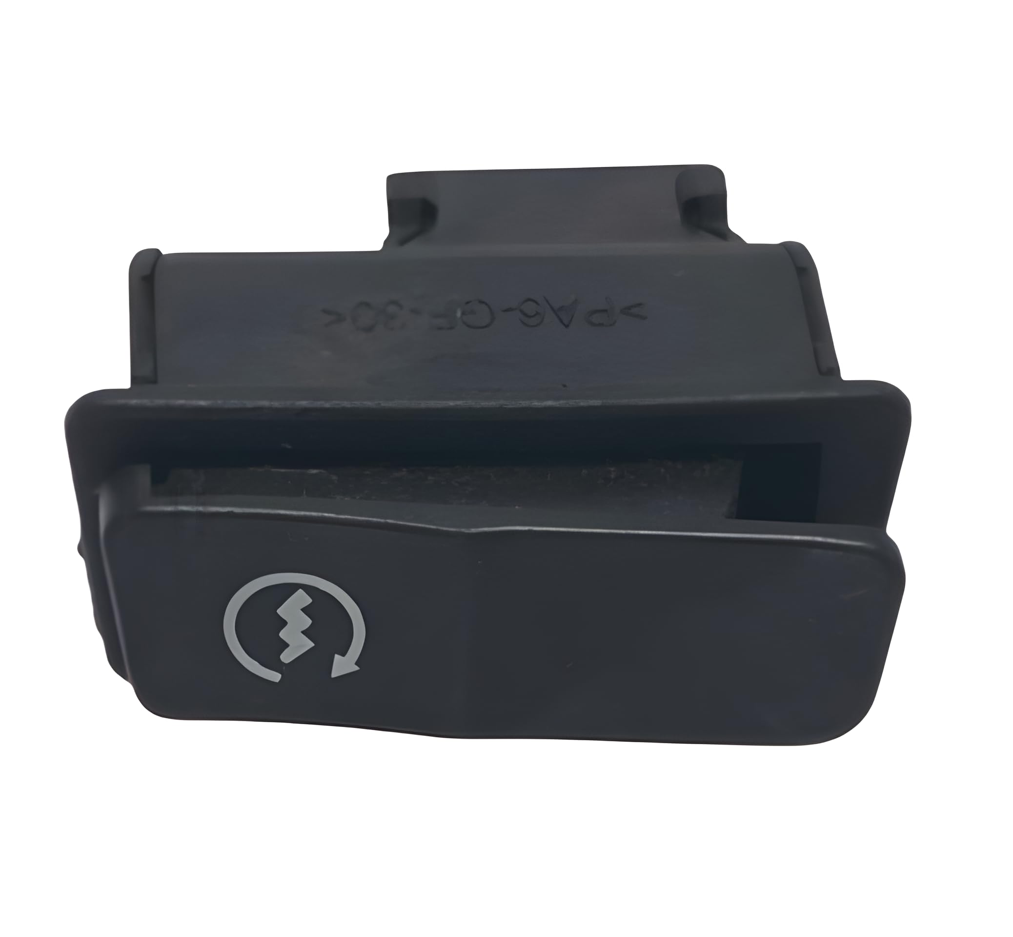 Automotive Rocker Switch Button, Black, Engine Restart Symbol, Electric Scooter, Scooty-picture-29