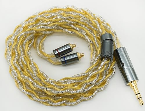 Amazon | 【BIGMANGO-Undine】MMCX3.5mm金メッキ+銀メッキ+銀箔