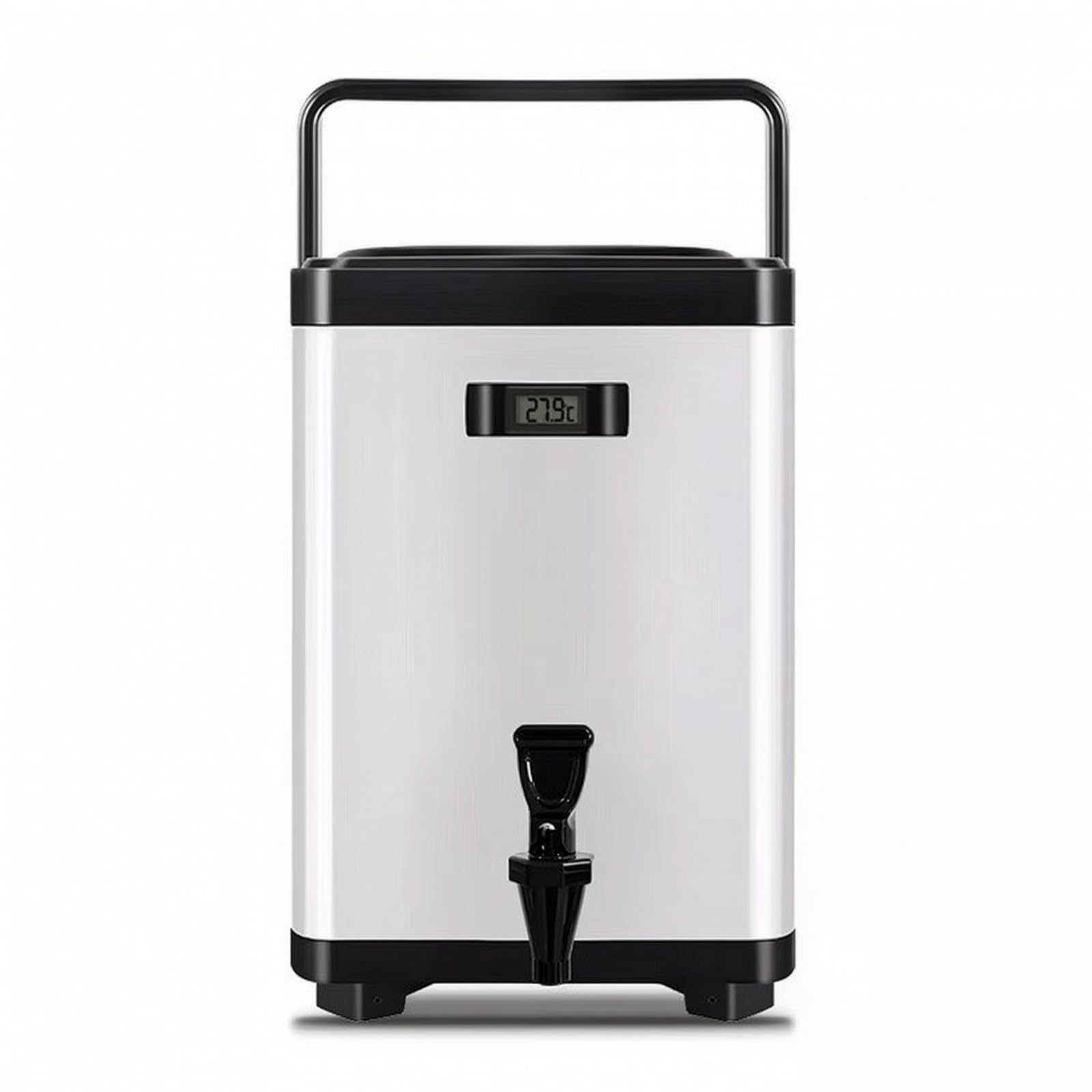 Cubo Térmico con Visor Térmico Práctico Termo con Grifo Integrado Contenedor para Cafeterías, Reuniones, Bufés, sayunos, Oficinas, color to 1, 12L