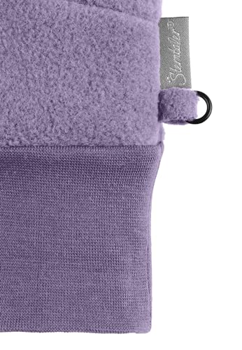 Sterntaler Fingerhandschuh Microfleece mit elastischen Bündchen – Warme Kinder Handschuhe – Mädchen Winterhandschuhe - Accessoire für kühlere Tage – lavendel, Größe 3