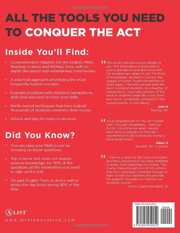 The Book of Knowledge ACT 7th Edition Student Solutions - Image 2