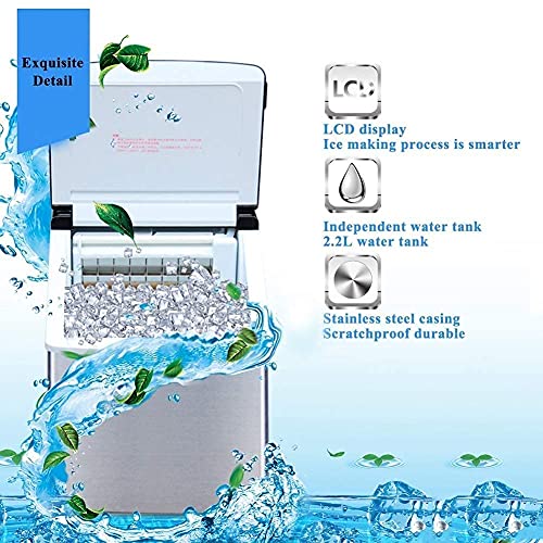 Máquina portátil eléctrica para hacer cubos de hielo miniatura 6