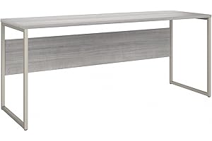 Bush Business Furniture Hybrid 72 Inch Computer Table Desk with Metal Legs