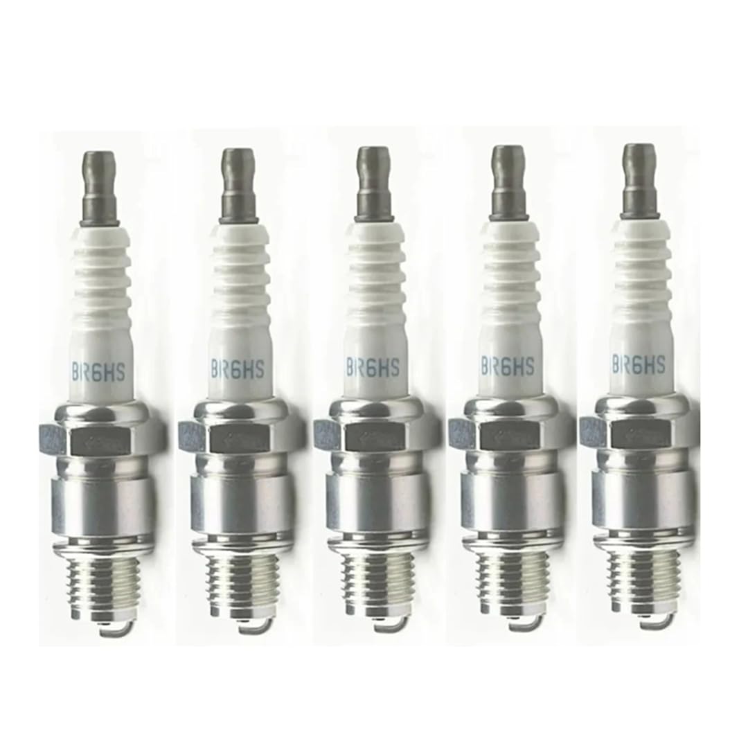 Świeca zapłonowa samochód dla Yamaha Hidea F2.5/F4, Świeca zapłonowa do silnika zaburtowego BR6HS 4-suwowego 5 szt./10 szt. BR6HS (5 szt.)