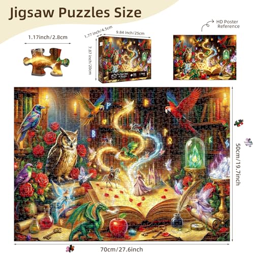 Puzzle Libro Magico 1000 Piezas Adultos 18+ Anos miniatura 4