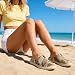 Imagen de SAGUARO Zuecos para Hombre y Mujer Respirables Zapatos de Jardín Verano Caqui 45EU